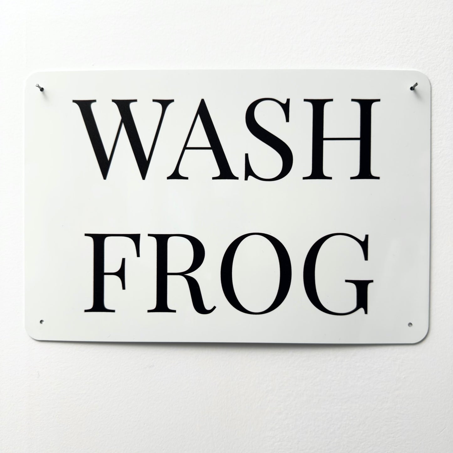 WASH FROG